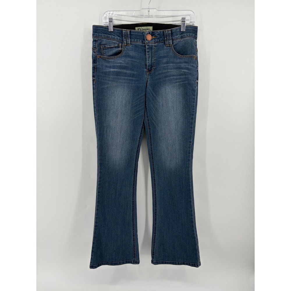 Democracy Womens 8 Blue Jeans Ab solution Bootcut Stretch Mid Wash B1903XXIH